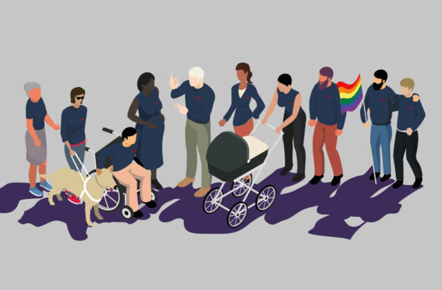 Illustrations de la diversité, équité et inclusion chez Transdev