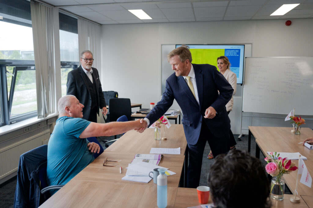 The Netherlands King visits Transdev depot and Academy