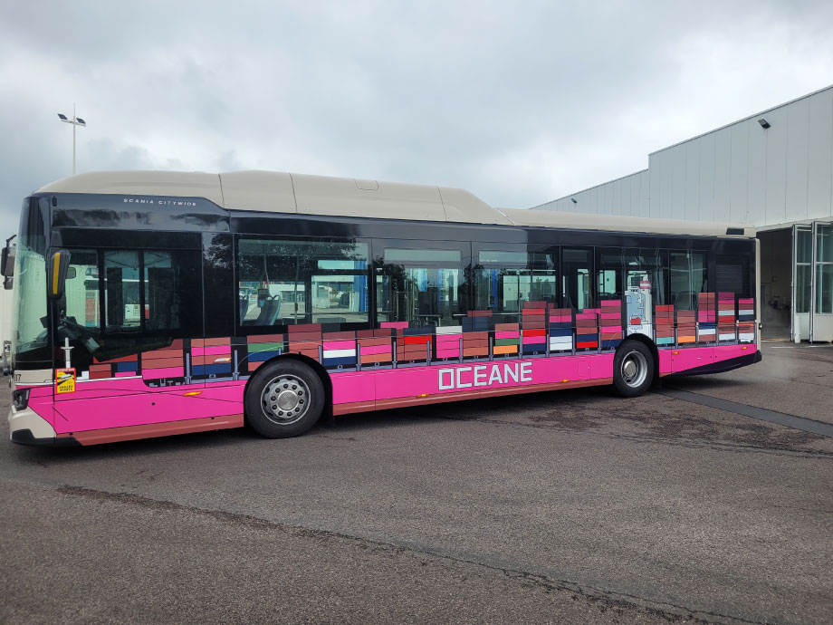 réseau lia bus décorés