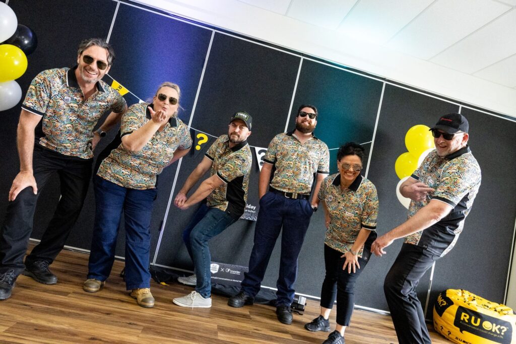 Transdev Australia drivers wearing funky shirts 2