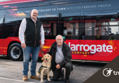 Trained dogs and guides on the Harrogate network