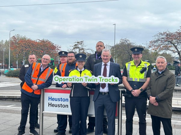 Operation Twin Tracks Day of Action for the prevention and detection of anti-social behaviour on Luas