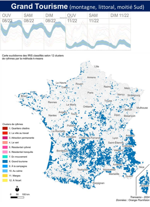 Carte du grand tourisme