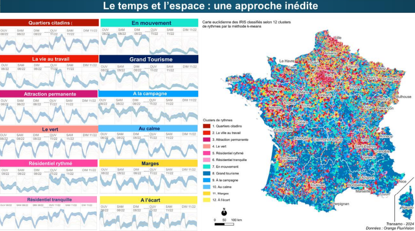 Carte du temps et de l'espace