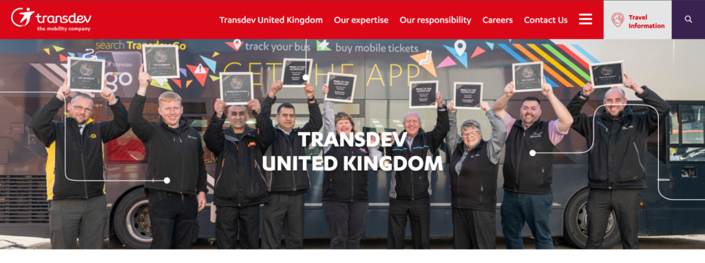 Transdev United Kingdom new website