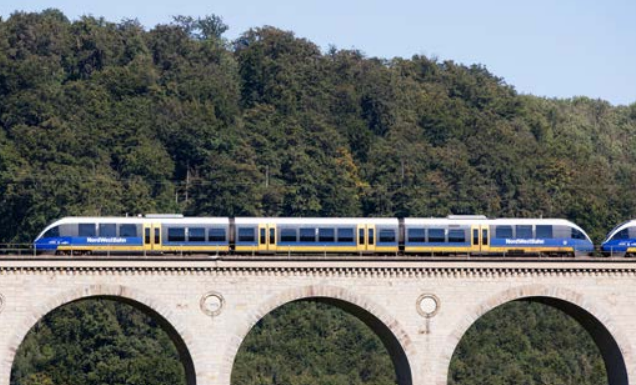 Train NordWestBahn en Allemagne