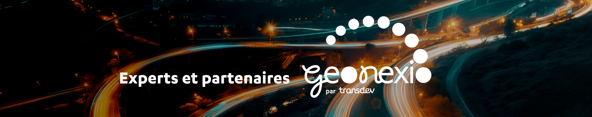 système de routes interconnectées et lumineuses