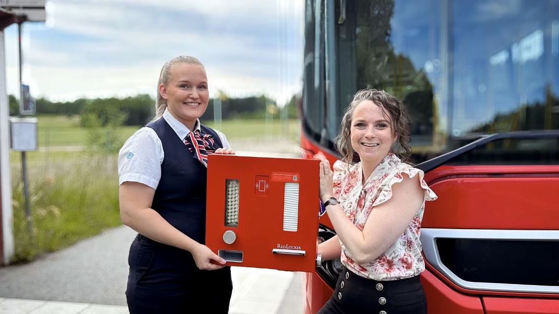 Transdev Sweden offers free menstrual protection