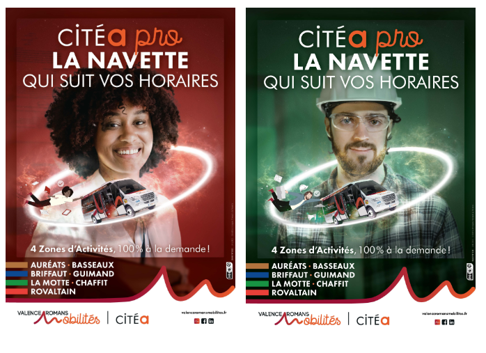 Affiches campagne Citéa Pro Valence