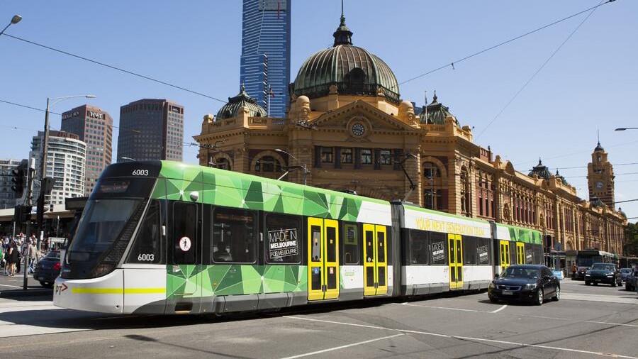 Australia Yarra trams in Melbourne