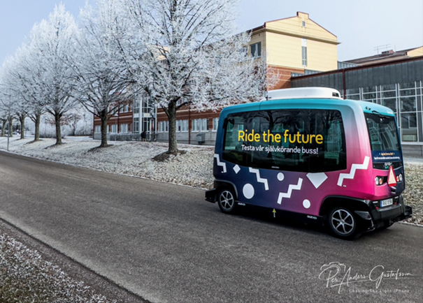 Sweden autonomous shuttle Ride The Future