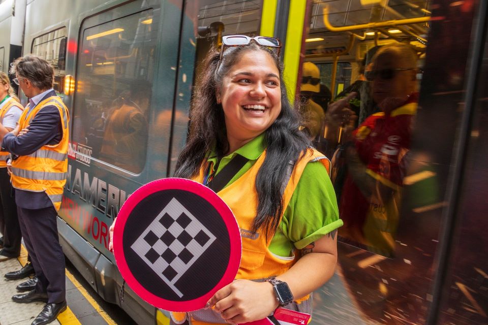 Woman staff for Grand Prix 2025 - Yarra Trams